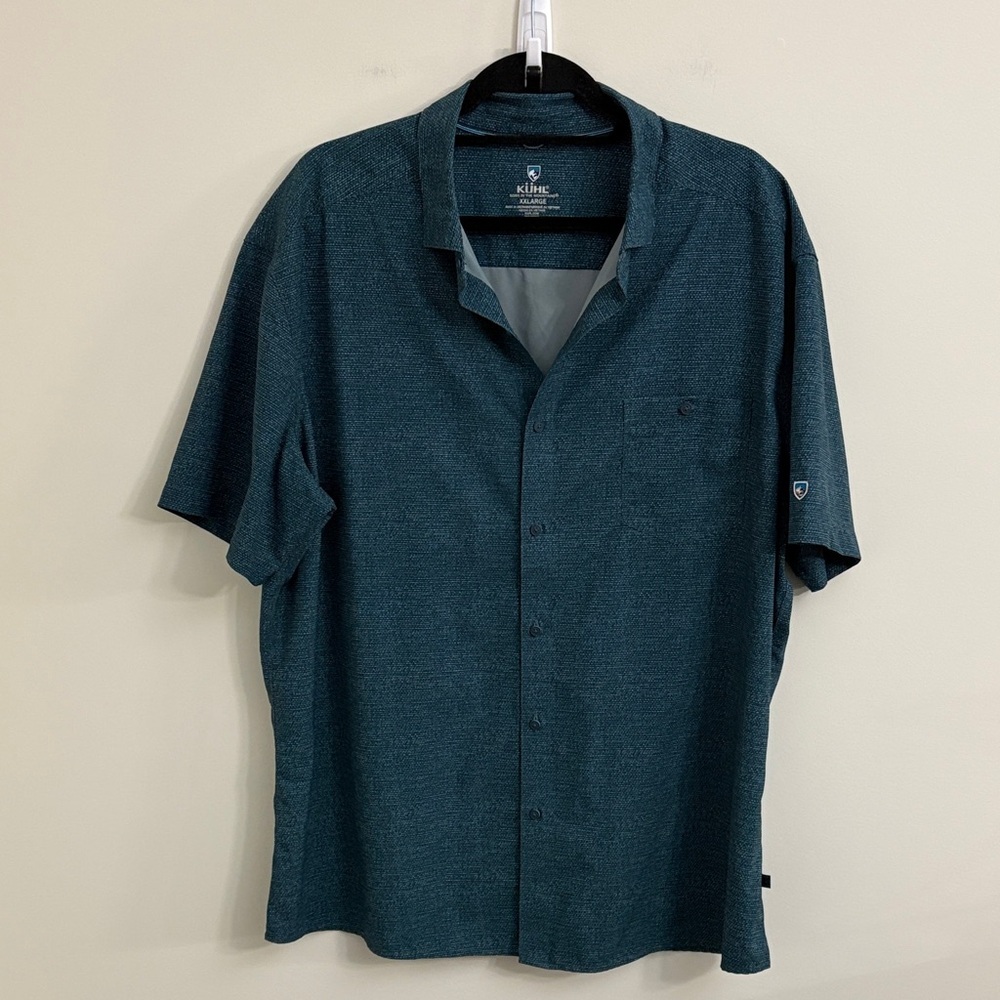 Kuhl Men's Teal Button Down Shirt